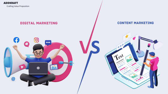 Digital Marketing vs Content Marketing